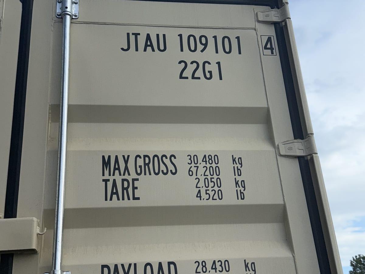 Shipping containers delivered to Blind Bay, BC