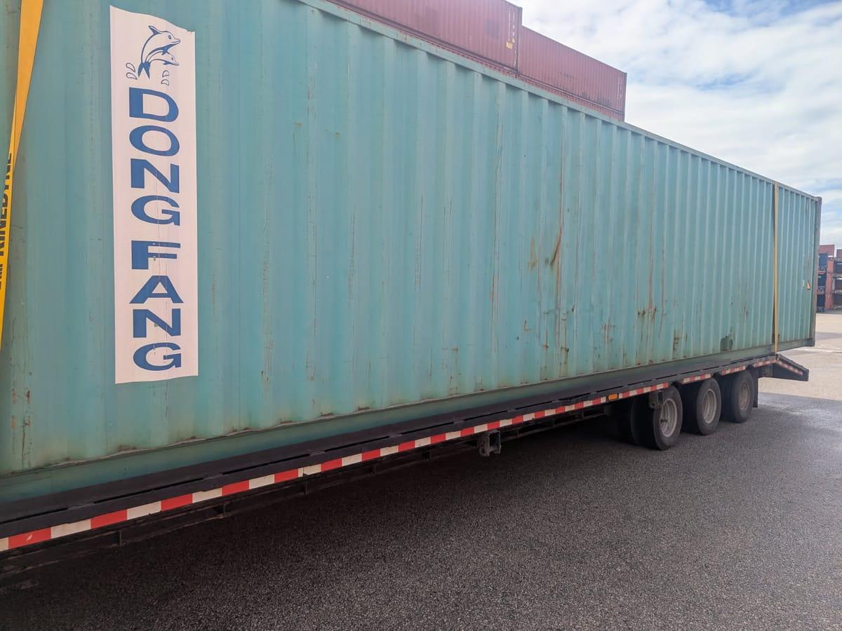 Shipping containers delivered to Burns Lake, BC