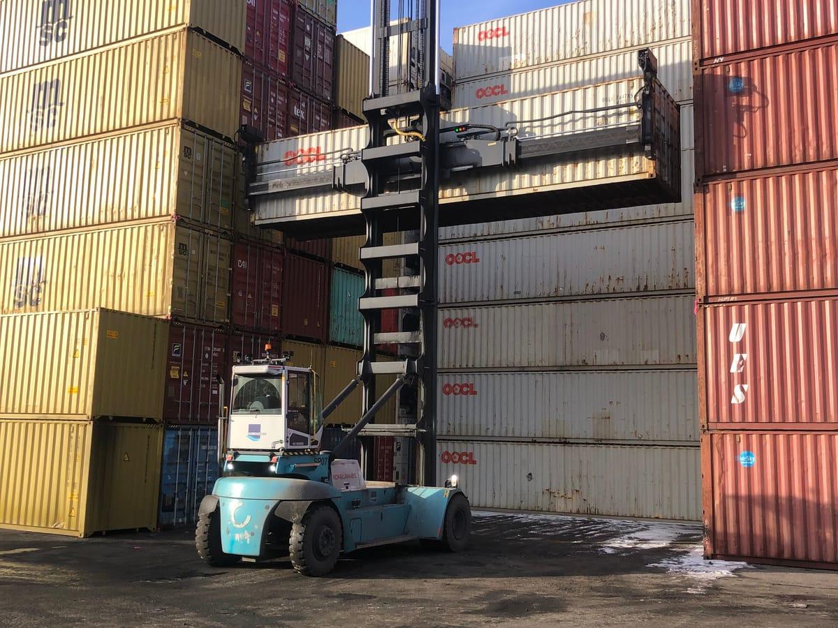 Shipping containers delivered to Cache Creek, BC