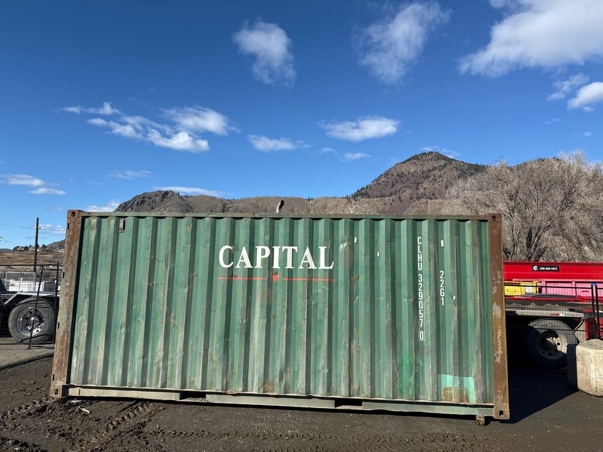 Shipping containers delivered to Fort St. James, BC