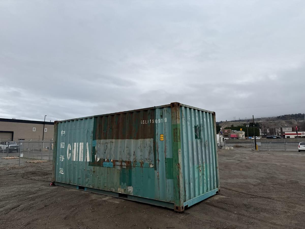 Shipping containers delivered to Golden, BC