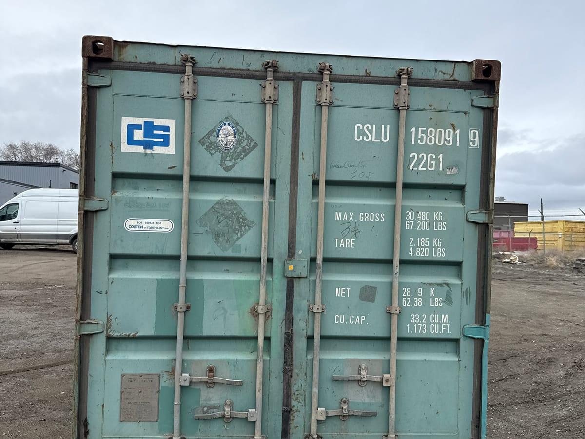 Shipping containers delivered to Greenwood, BC
