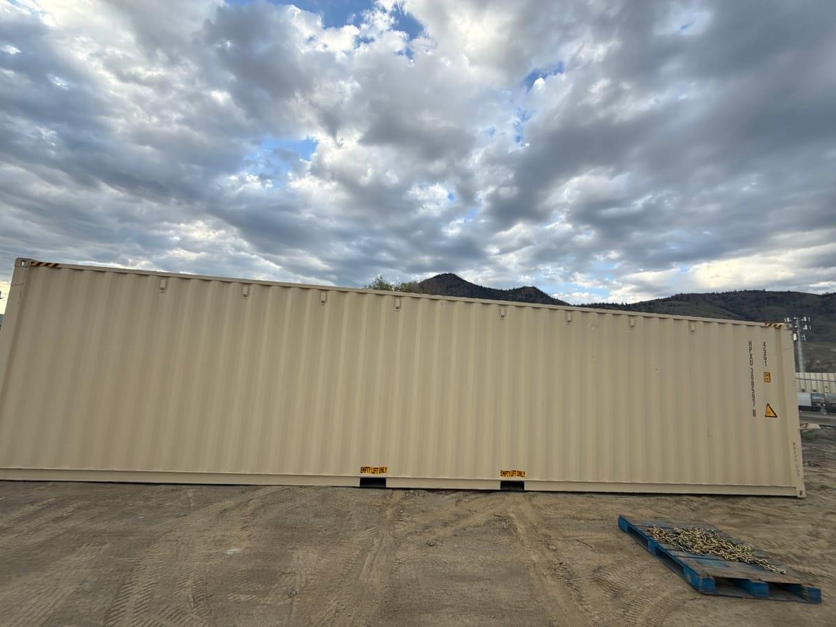 Shipping containers delivered to Kitimat, BC