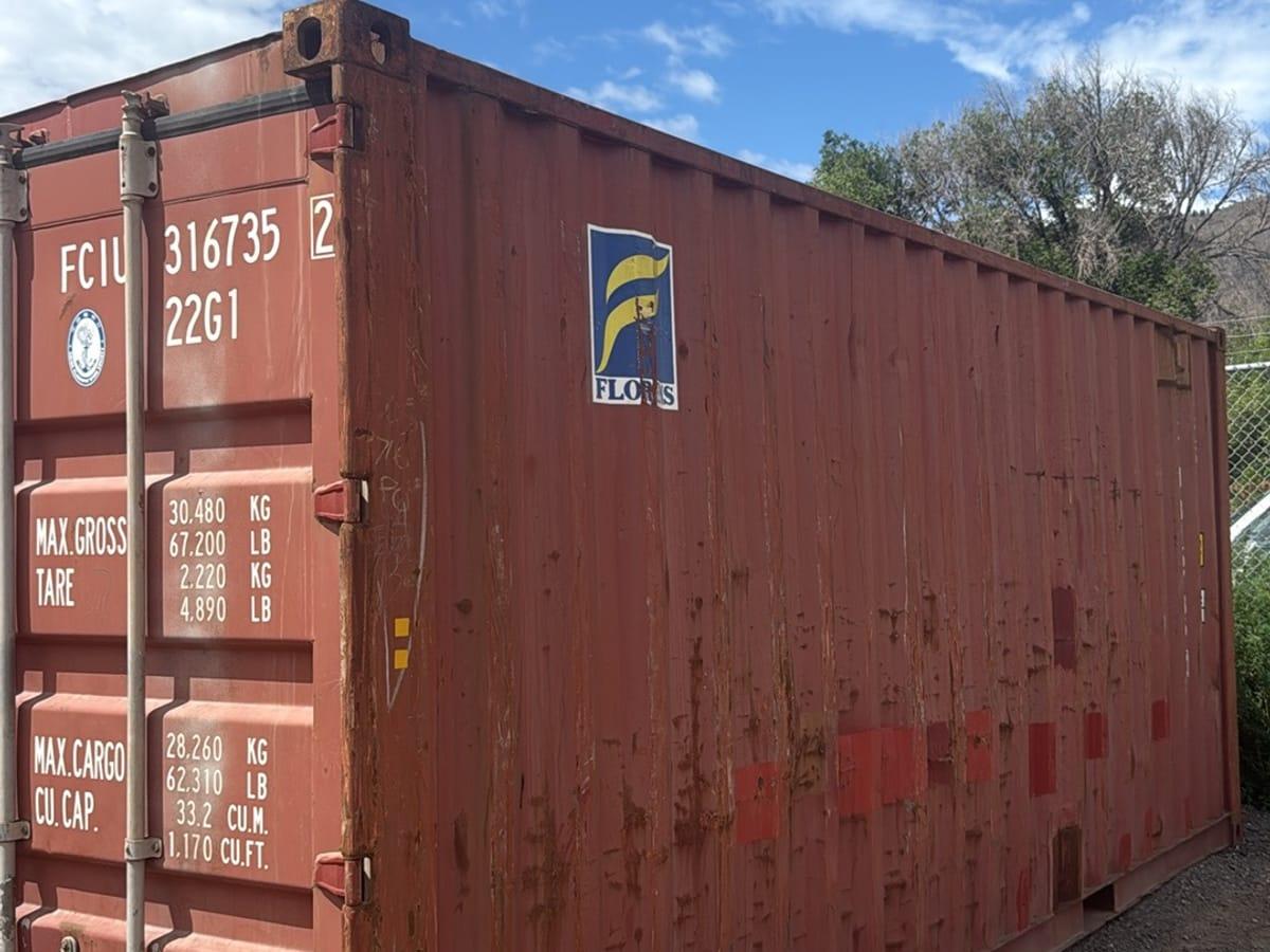 Shipping containers delivered to McLeese Lake, BC
