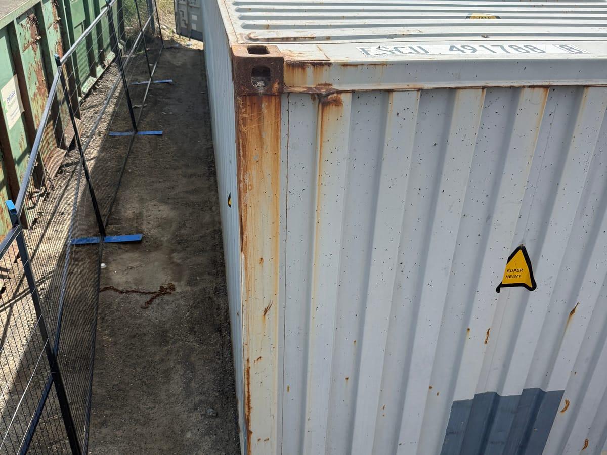 Shipping containers delivered to Nakusp, BC