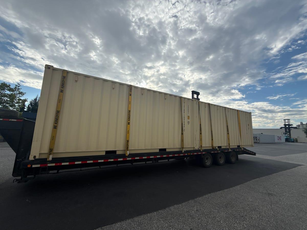 Shipping containers delivered to Osoyoos, BC