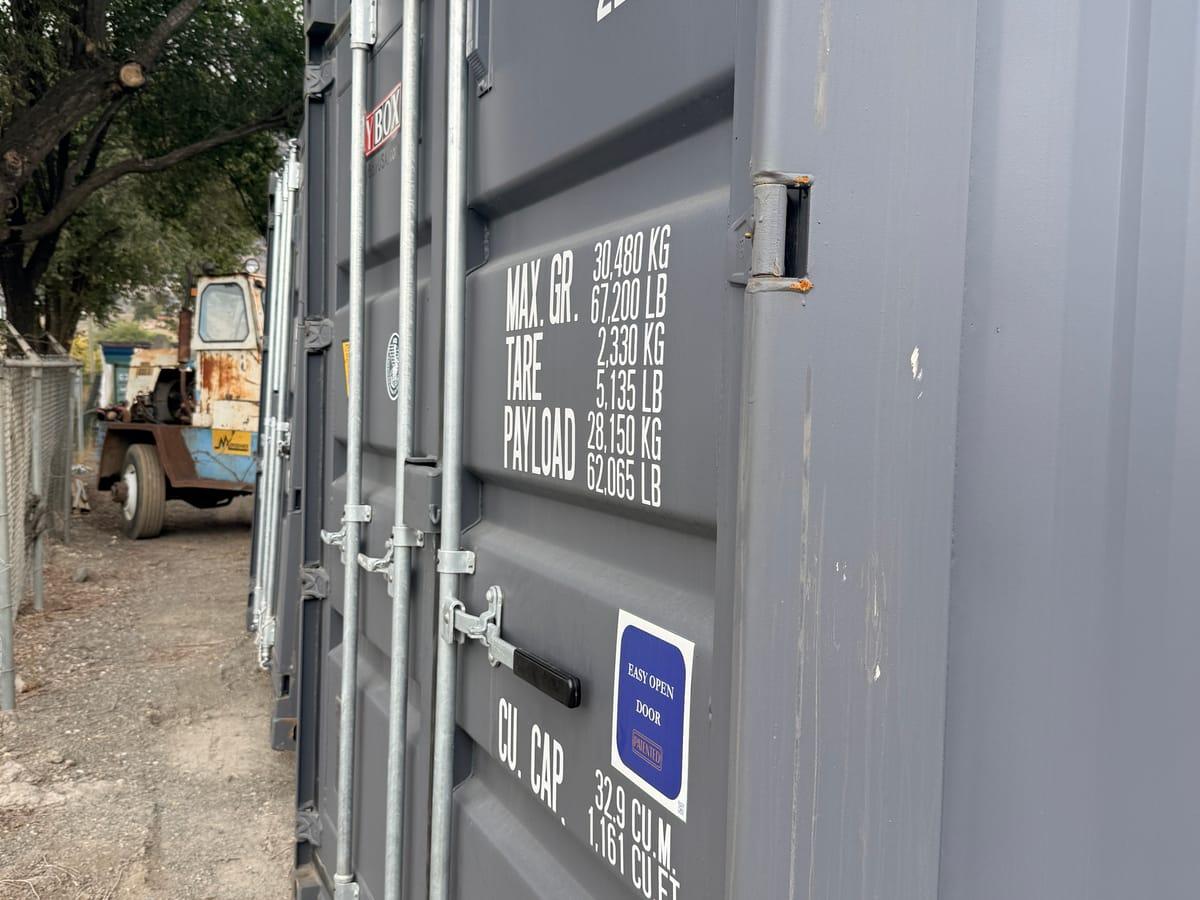 Shipping containers delivered to Port Edward, BC