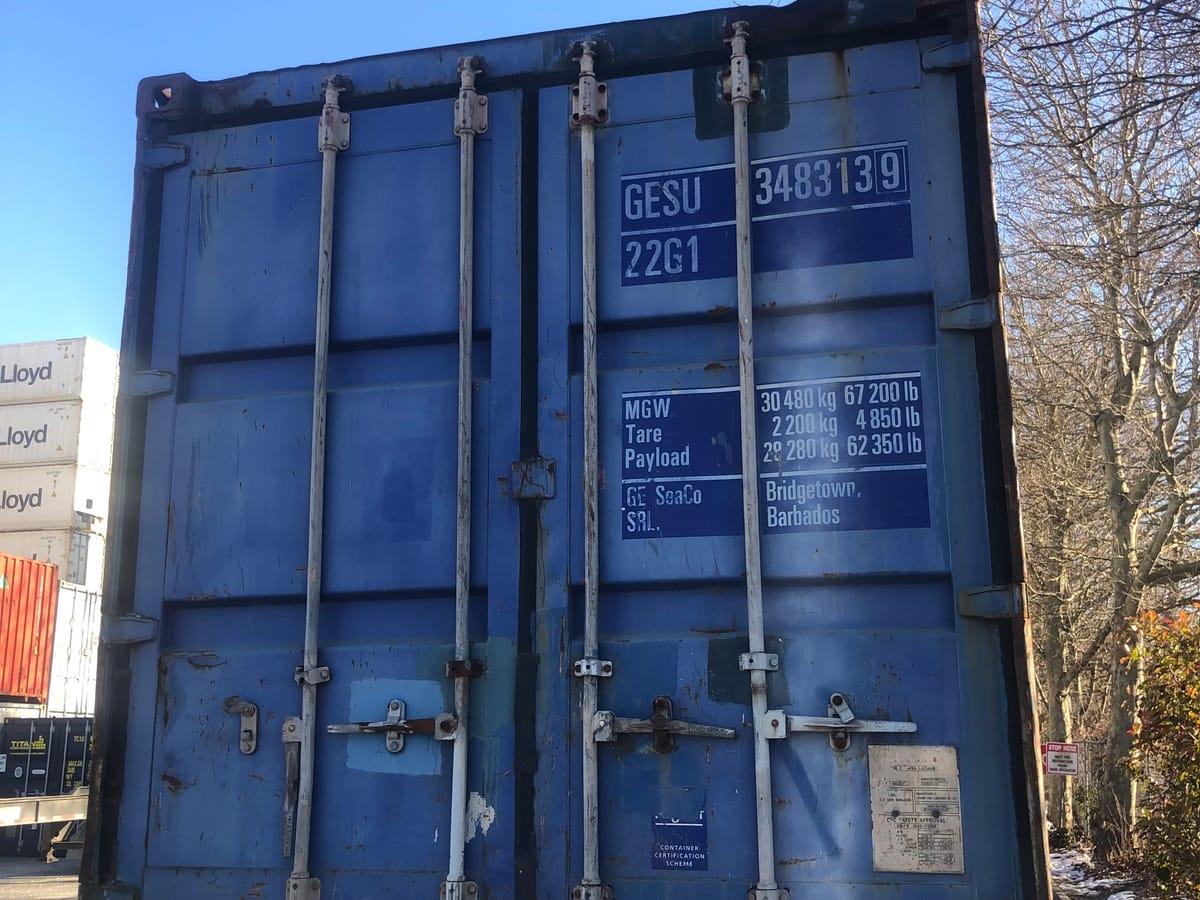 Shipping containers delivered to Radium Hot Springs, BC