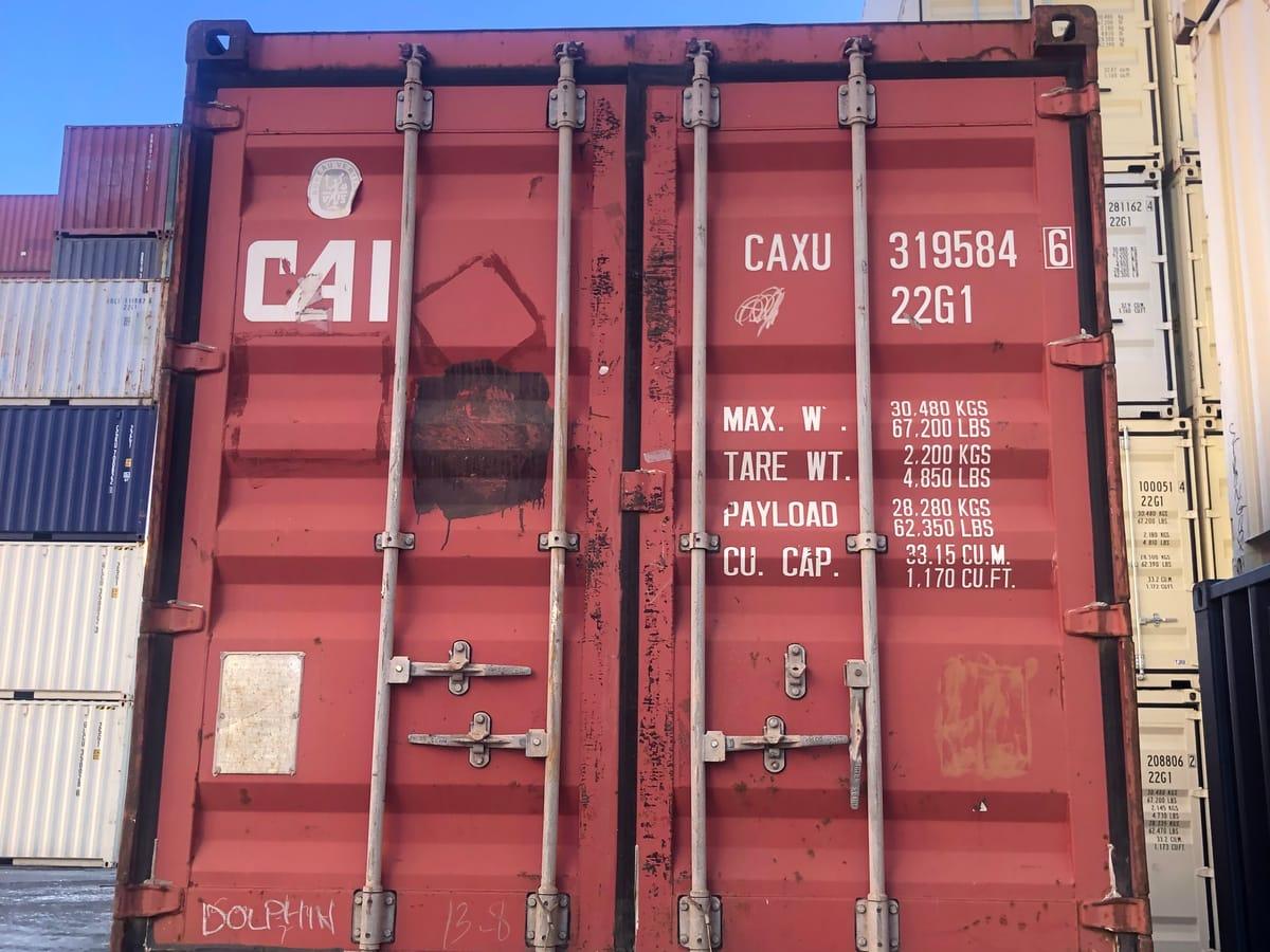 Shipping containers delivered to Rossland, BC