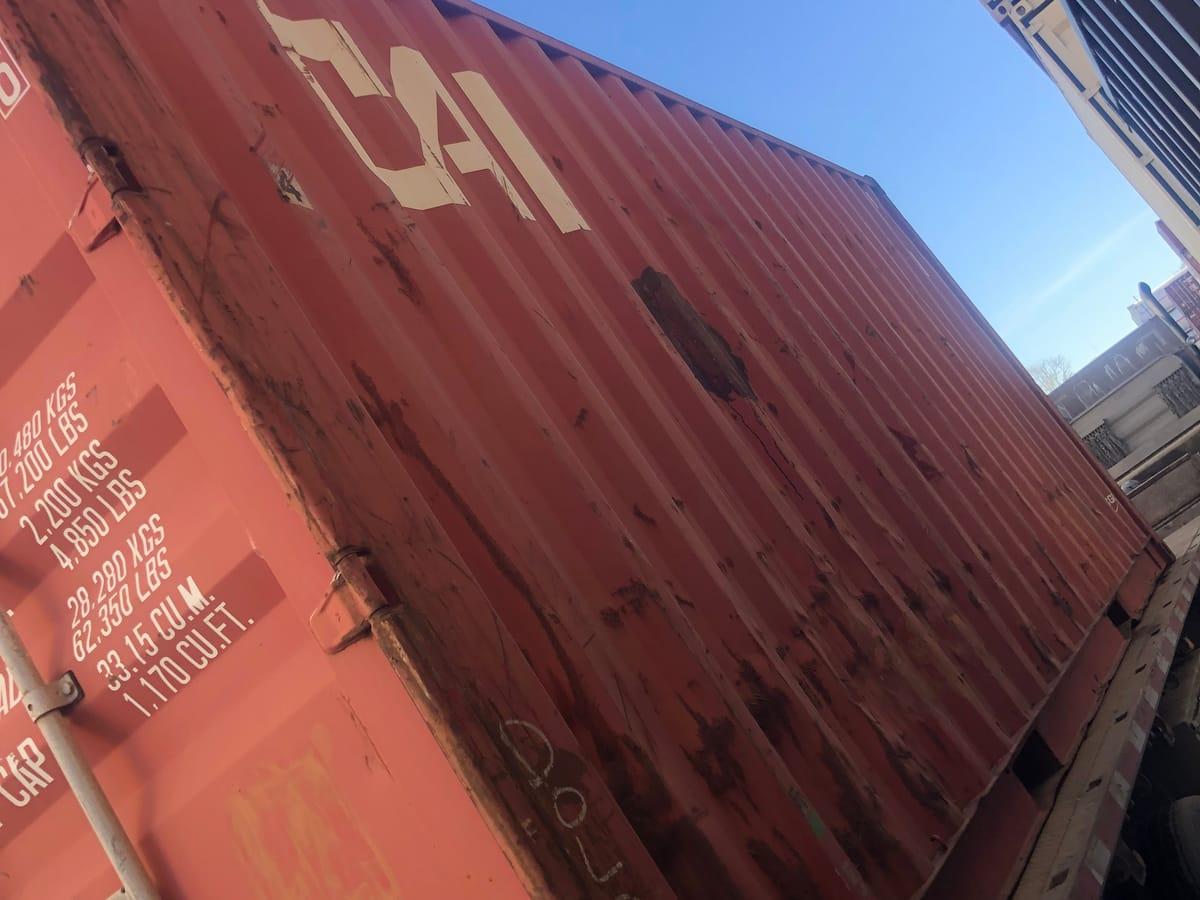 Shipping containers delivered to Salmo, BC