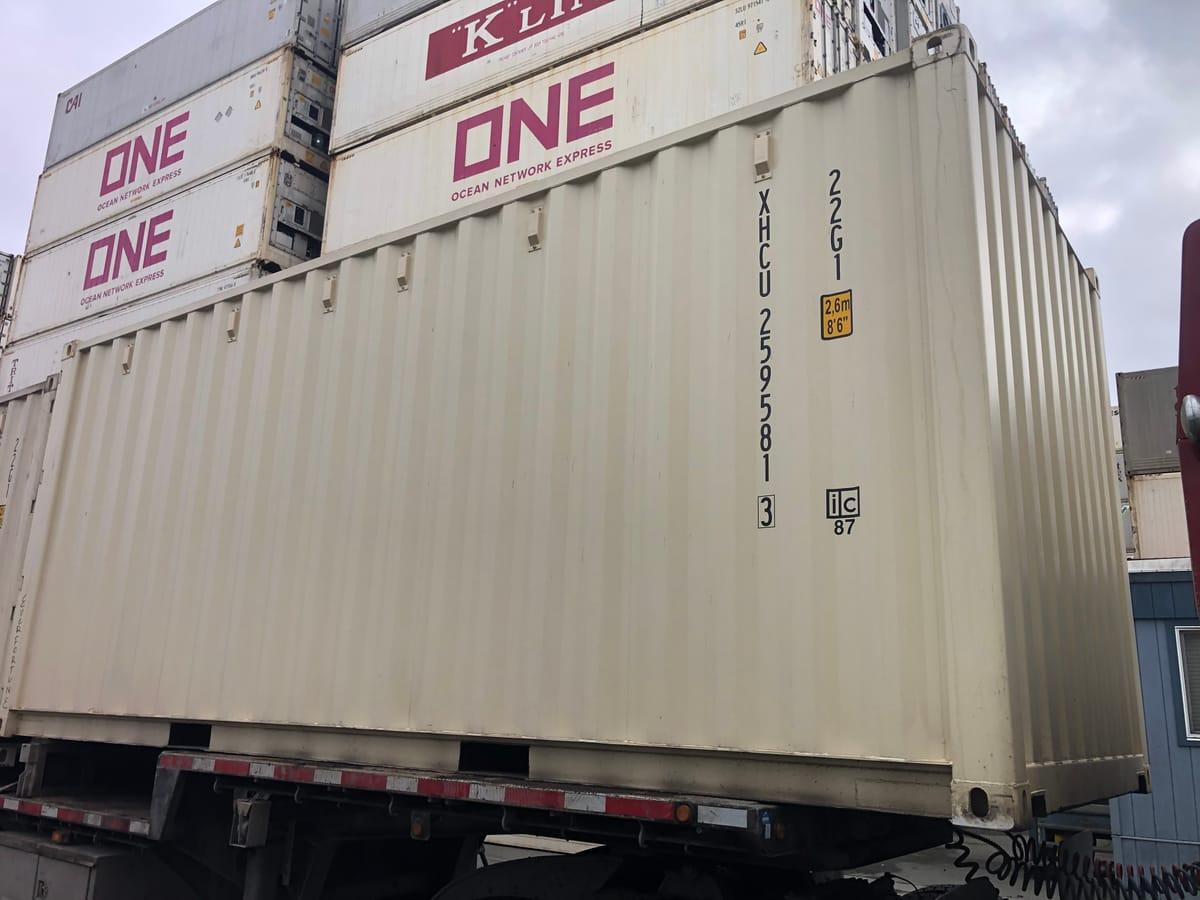 Shipping containers delivered to Trail, BC
