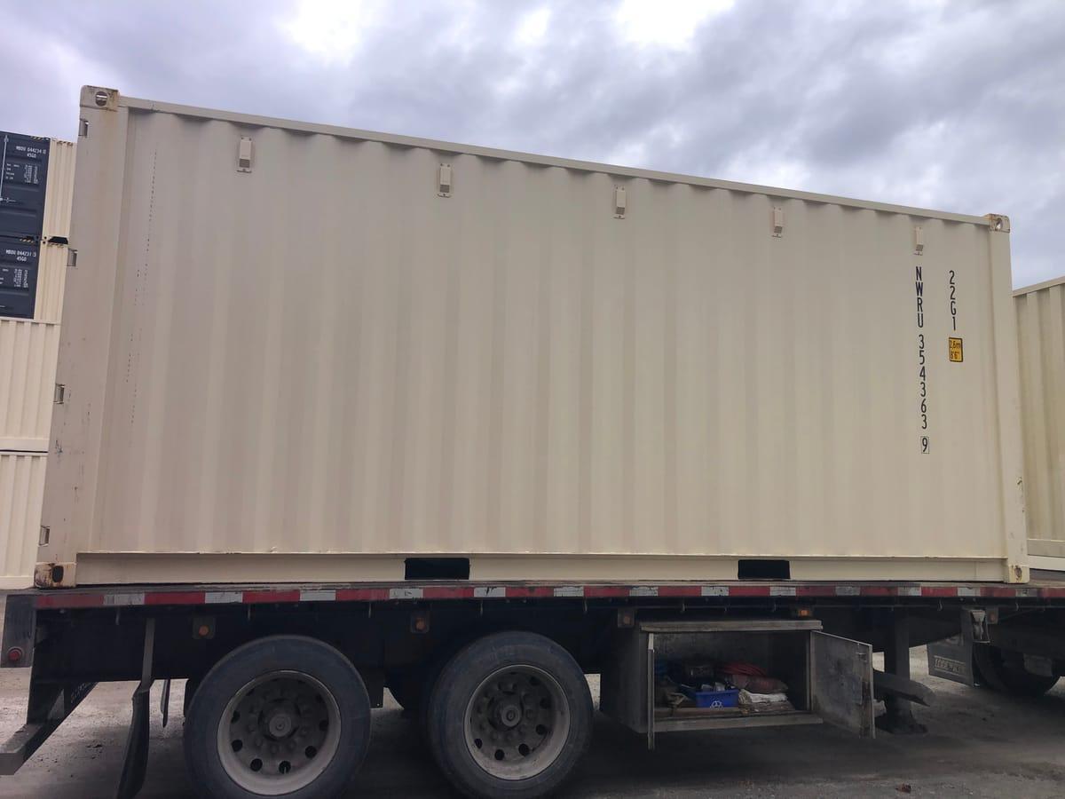 Shipping containers delivered to Tulameen, BC