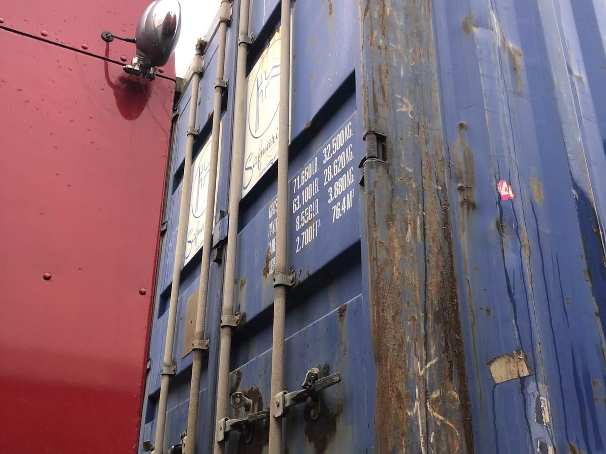 Shipping containers delivered to Valemount, BC
