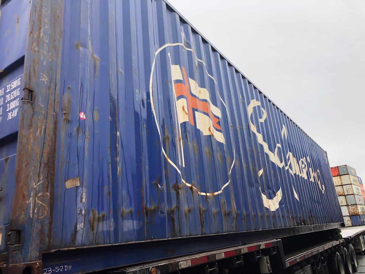 Shipping containers delivered to Vanderhoof, BC