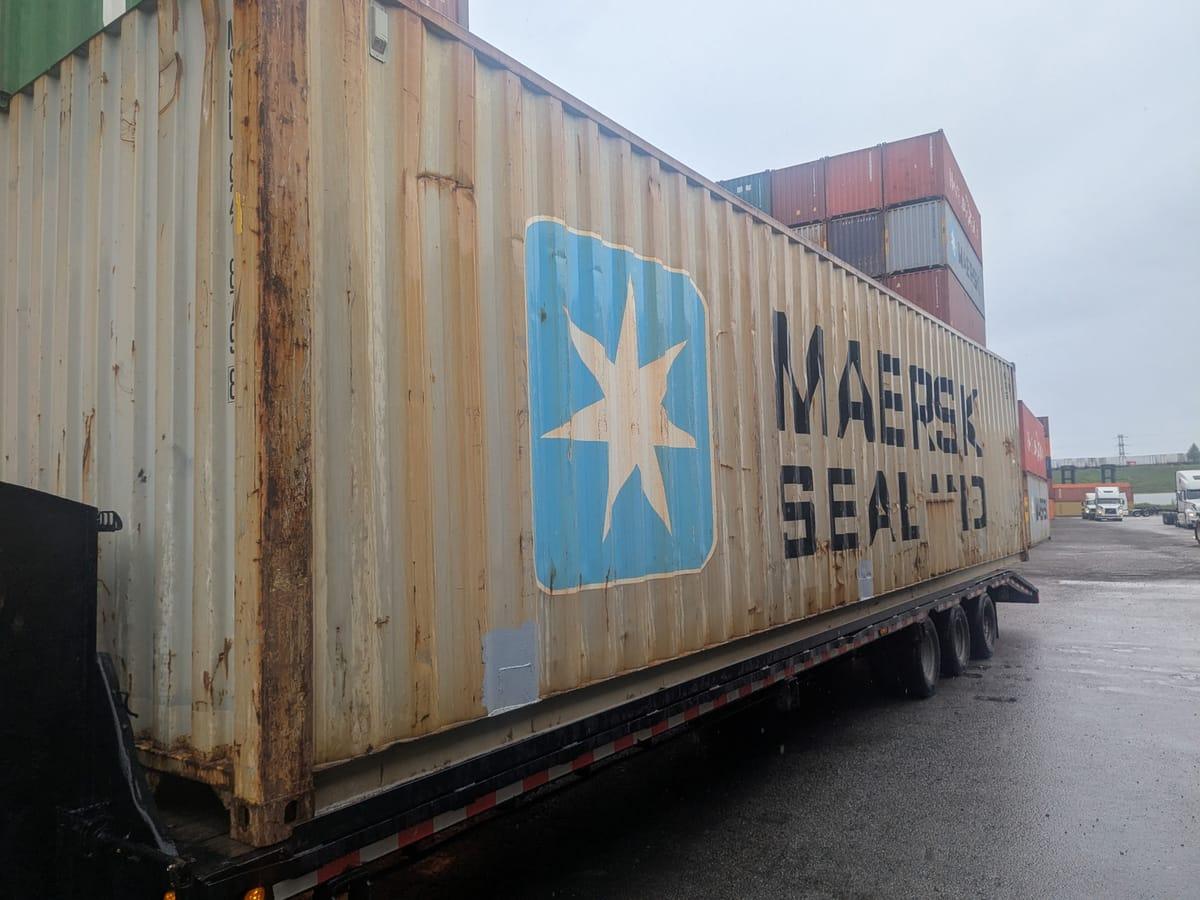 Shipping containers delivered to Castlegar, BC