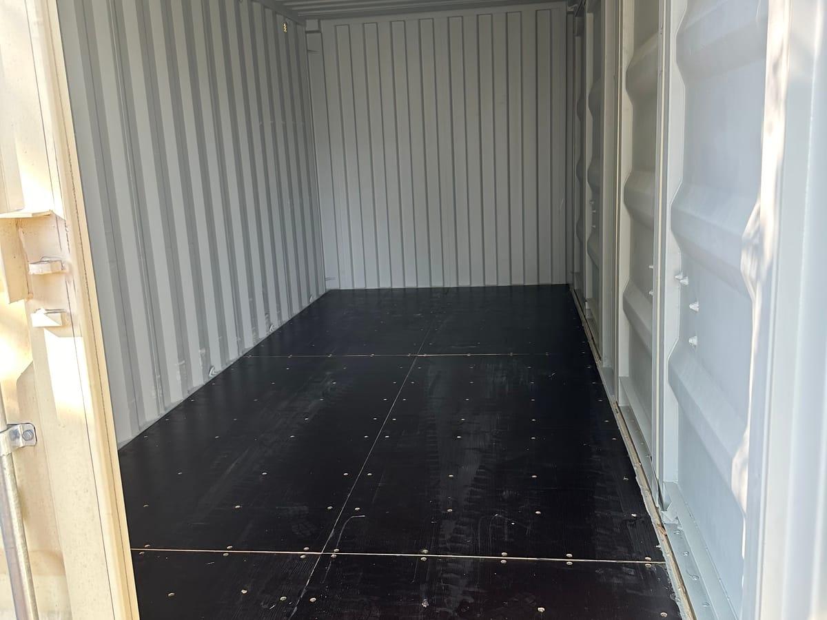 Shipping containers delivered to Enderby, BC